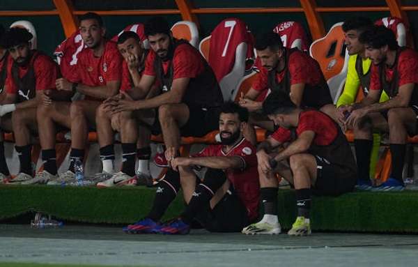 محمد صلاح مع منتخب مصر