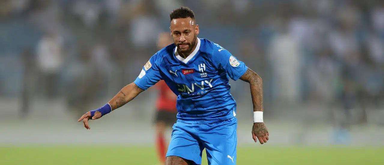البرازيلي نيمار لاعب الهلال السعودي