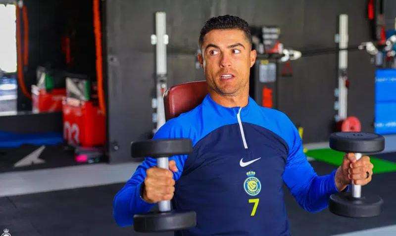 النجم البرتغالي كريستيانو رونالدو لاعب النصر السعودي