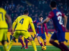 جانب من مباراة برشلونة ضد فياريال