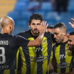 جانب من مباراة الاتحاد ضد الفيصلي