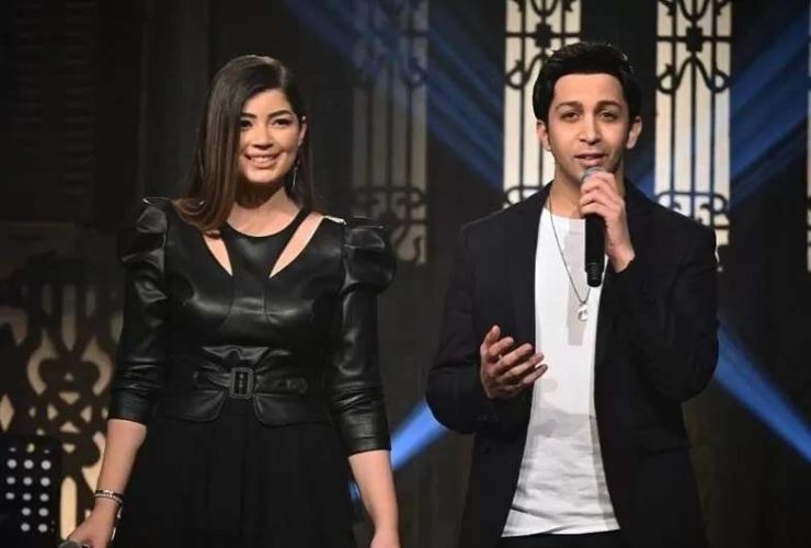 ليلى أحمد زاهر وهشام جمال