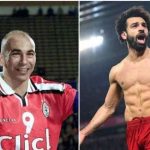 حسام حسن بجانب محمد صلاح