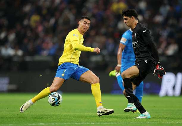 كريستيانو رونالدو في مباراة النصر ضد الهلال