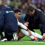 النجم الإنجليزي جود بيلينجهام لاعب ريال مدريد الإسباني