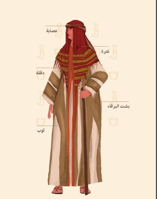 أزياء يوم التأسيس - المنطقة الوسطى