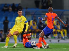 جانب من مباراة النصر والفيحاء في دوري أبطال آسيا