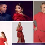 5 نجمات خطفن الأنظار بالأحمر في يوم الحب