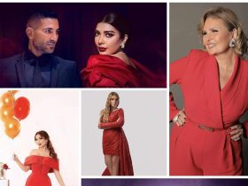 5 نجمات خطفن الأنظار بالأحمر في يوم الحب