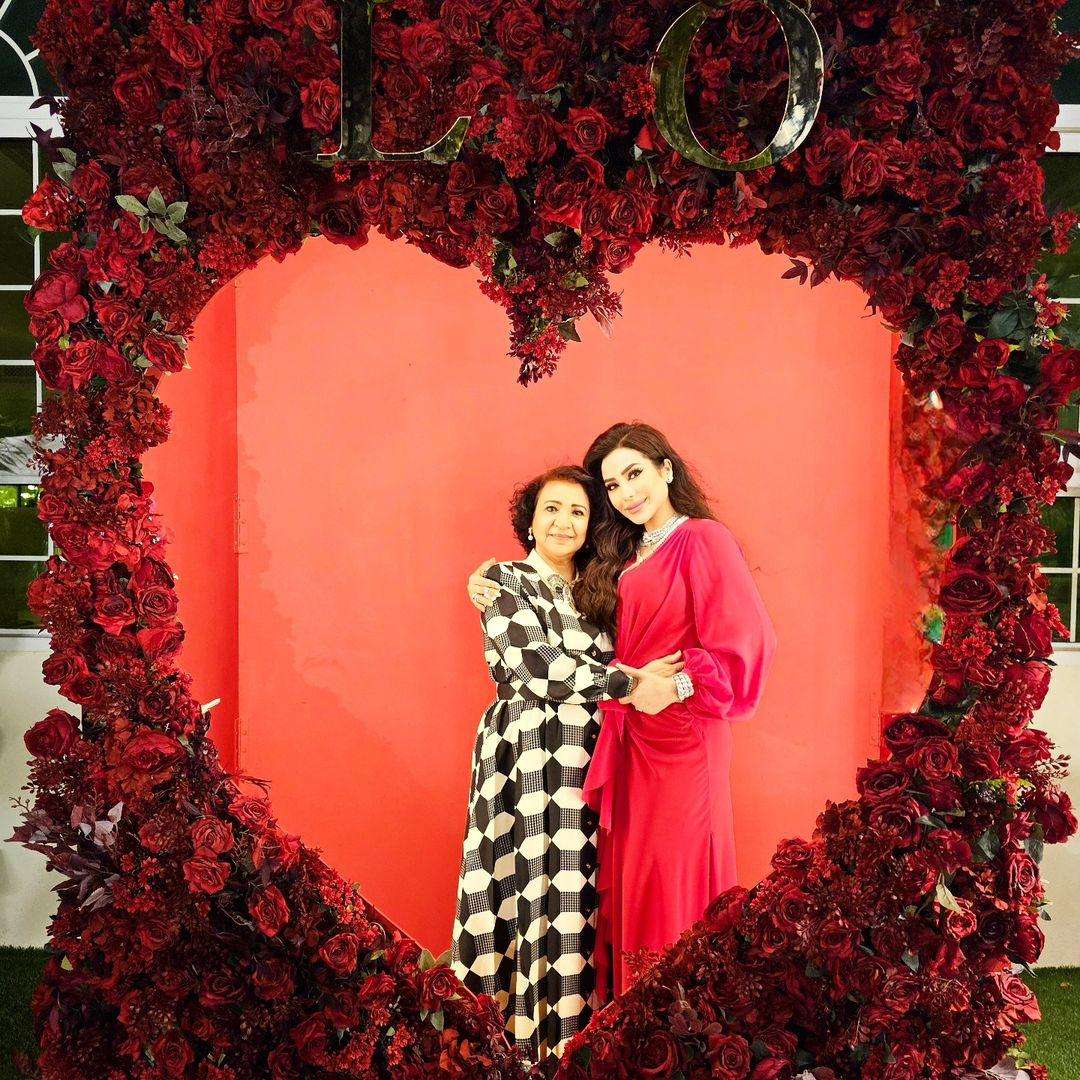 لجين عمران ووالدتها