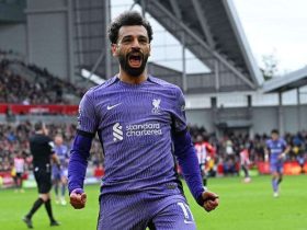النجم الدولي المصري محمد صلاح مهاجم نادي ليفربول الإنجليزي