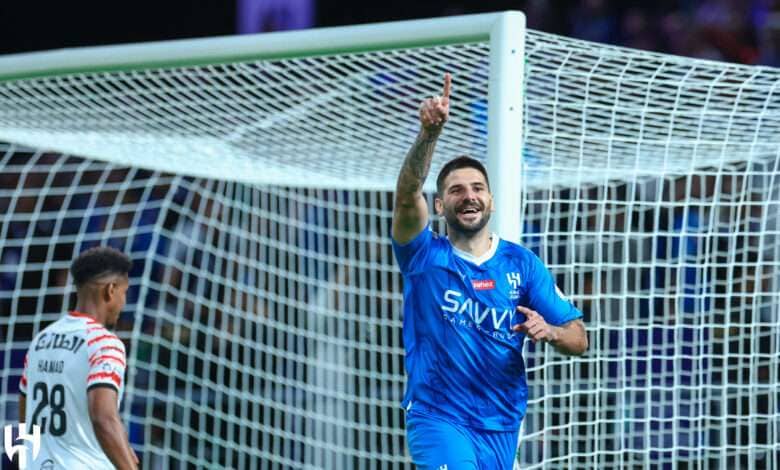أهداف مباراة الهلال ضد الرائد