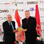 زيارة محمود الخطيب إلى نادي الزمالك برئاسة حسين لبيب