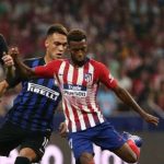 جانب من مباراة سابقة لفريقي أتلتيكو مدريد وإنتر ميلان