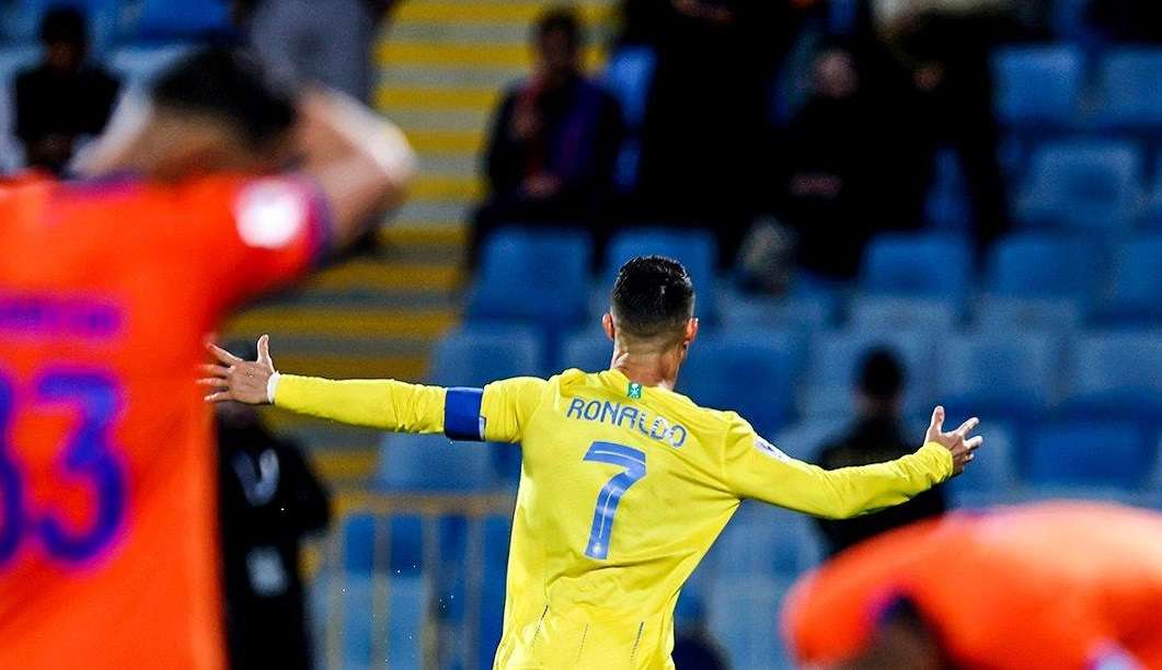 البرتغالي كريستيانو رونالدو لاعب النصر السعودي