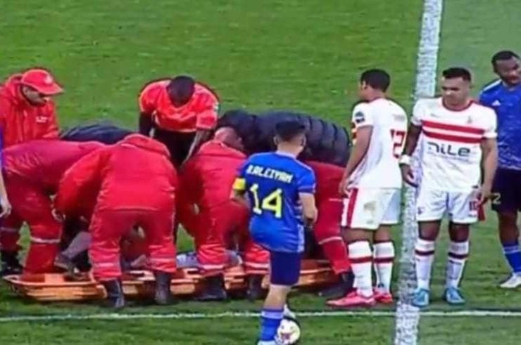 إصابة أحمد سيد زيزو لاعب الزمالك المصري