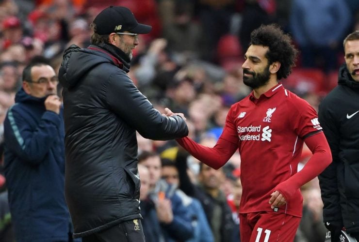 يورجن كلوب ومحمد صلاح