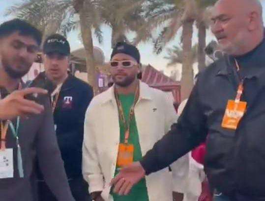 جانب من حضور نيمار نجم الهلال