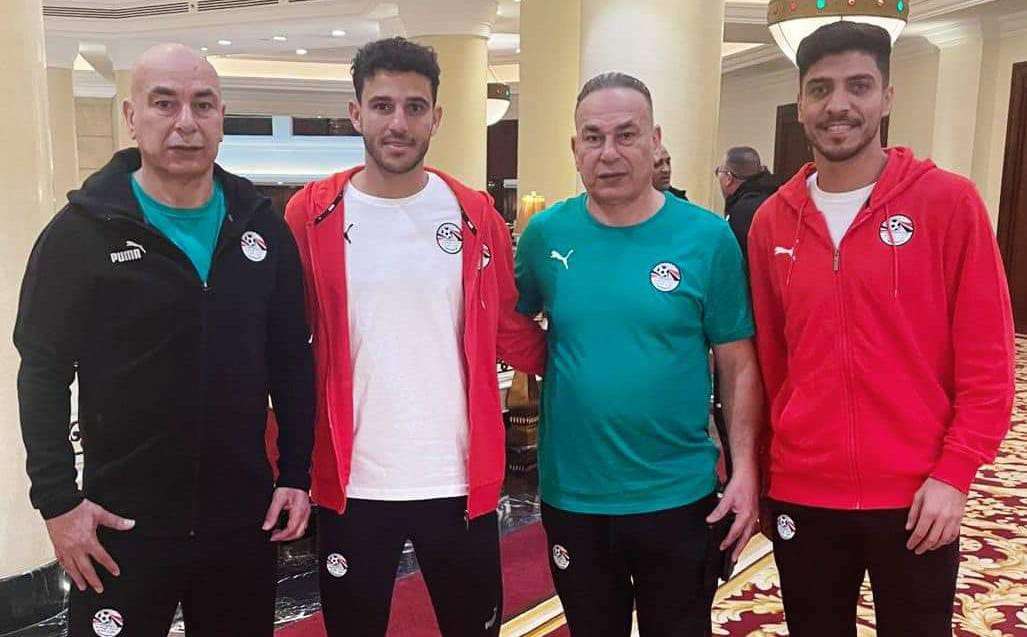 محمد شريف وحمدي فتحي في معسكر منتخب مصر