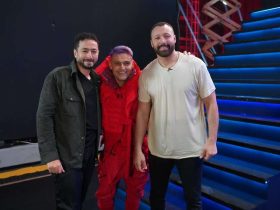 رامز جلال مع حمادة هلال واحمد فهمي