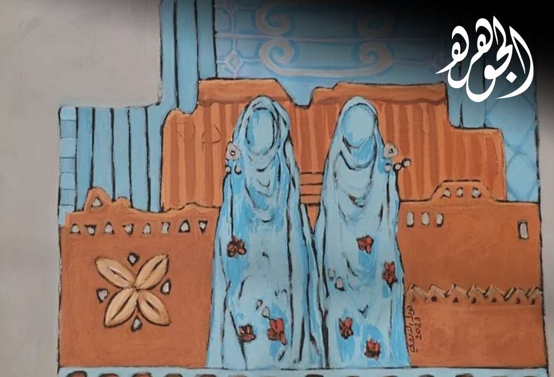لوحات الفنانة التشكيلية  نورا الذوري