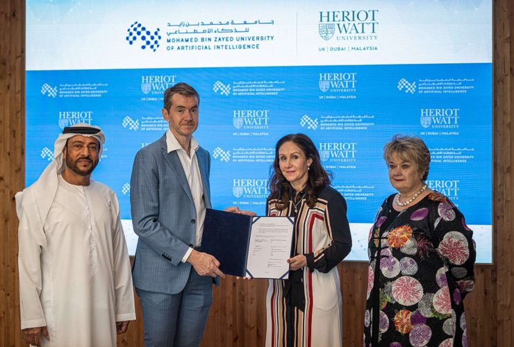 صور| تعاون بين جامعة هيريوت وات وجامعة محمد بن زايد للذكاء الاصطناعي لإنشاء مركز خاص بالروبوتات والذكاء الاصطناعي
