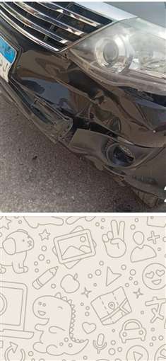 صورة حادث السيارة