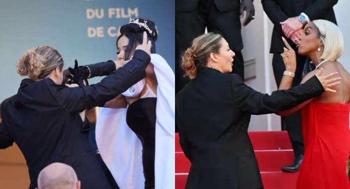حارسة أمن في مهرجان كان السينمائي تحدث ضجة بخلافات مع المشاهير