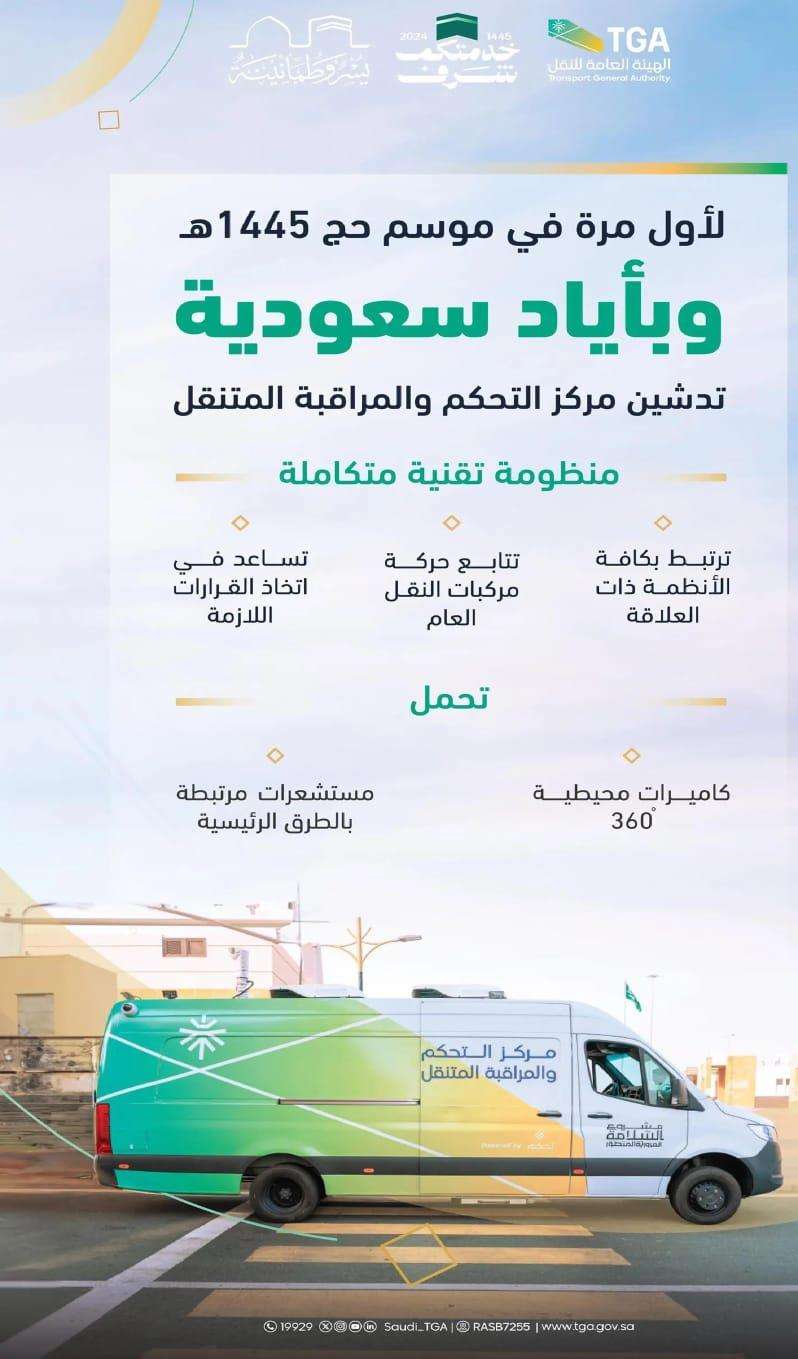 حج 1445| السعودية تطلق أنظمة مراقبة مرورية لمساعدة الحجاج