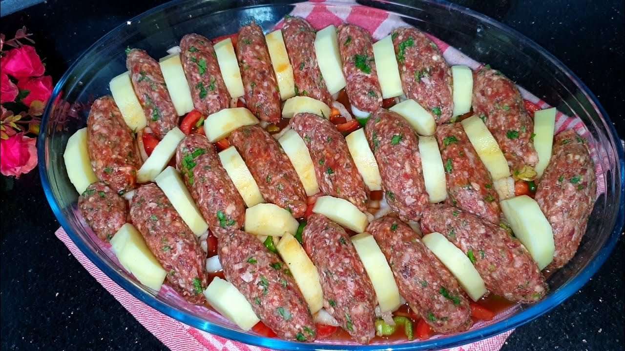 كفتة مع البطاطس