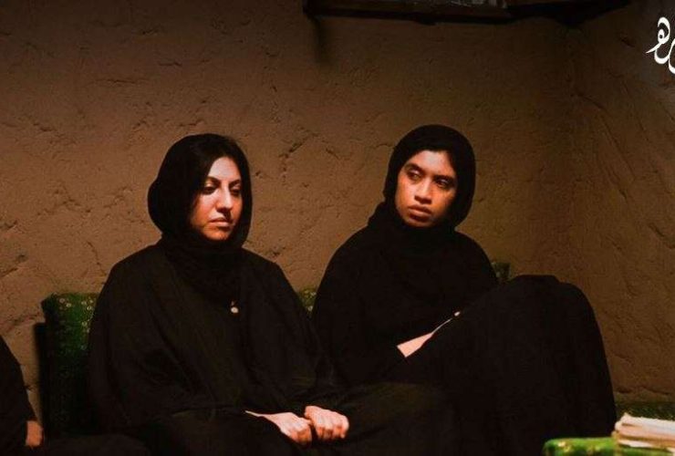 الفنانة لبنى بو خمسين في مسلسل خيوط المعازيب