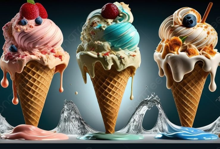 طريقة عمل الايس كريم في المنزل