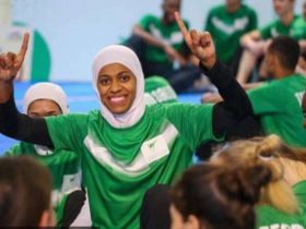 نجمة التايكوندو السعودية دنيا أبو طالب