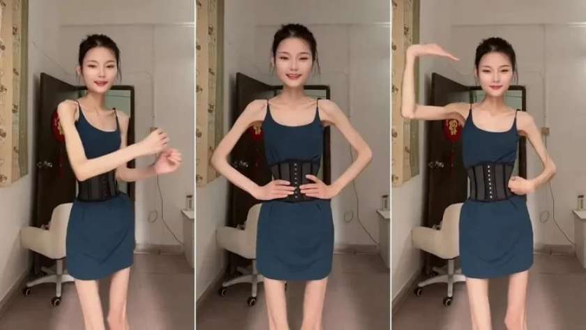 فتاة صينية بالغة وزنها 25 كيلو جرام وتسعى جاهدة لإنقاصه