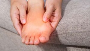 علامات في القدم 