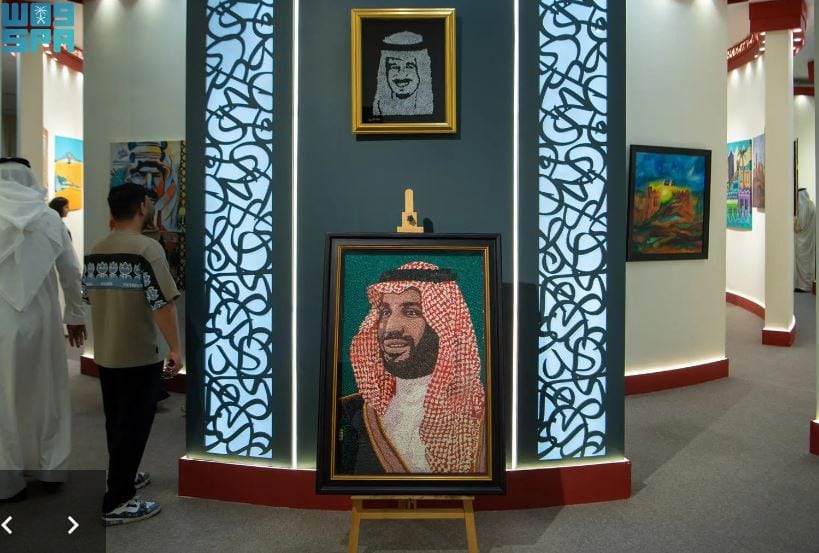 صور| "إبداع بلا حدود" .. معرض سعودي آرت يضيء احتفاءً باليوم الوطني الـ94