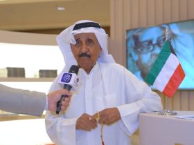 تكريم محمد جابر الصخي صمن مهرجان المسرح الخليجي