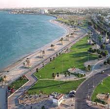 متنزه القناة المائية بالجبيل لوحة فنية تتجدد