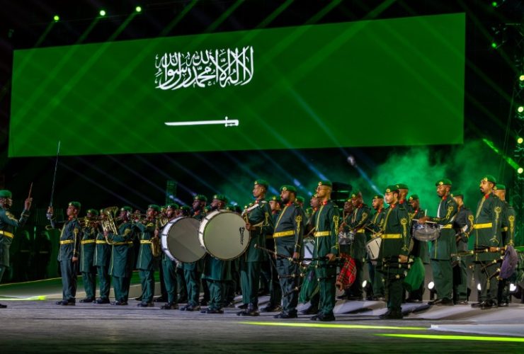 سماء المملكة تضيئ..في أفتتاح دورة الالعاب السعودية