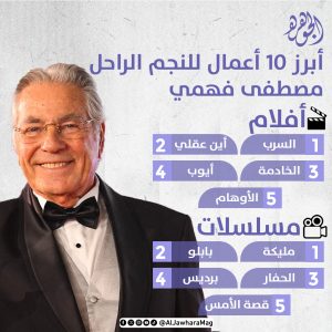 بعد رحيله.. هذه أهم أعمال الفنان مصطفى فهمي (انفوجراف)
