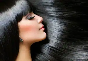حنة الشعر باللون الأسود