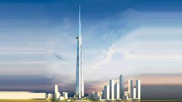 استئناف أعمال بناء برج جدة ليصبح أطول مبنى في العالم