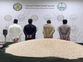 مخبأة في شحنة طاولات .. "مكافحة المخدرات" تضبط أكثر من (1.5) مليون قرص من مادة الإمفيتامين المخدر بمنطقة الرياض