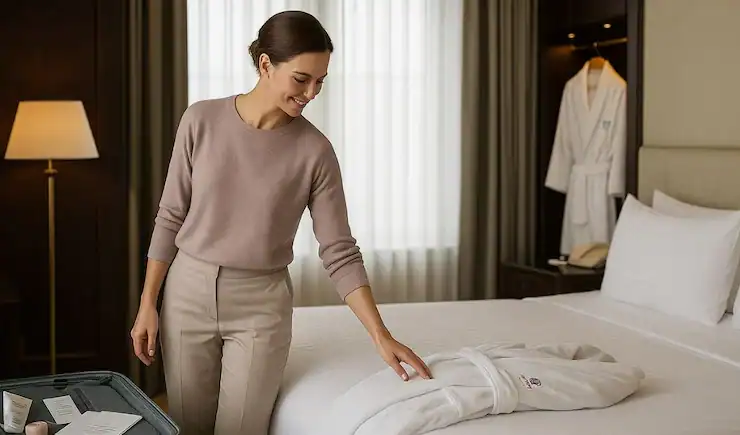 ماذا يمكنك وألا يمكنك أخذه من غرفتك في الفندق؟