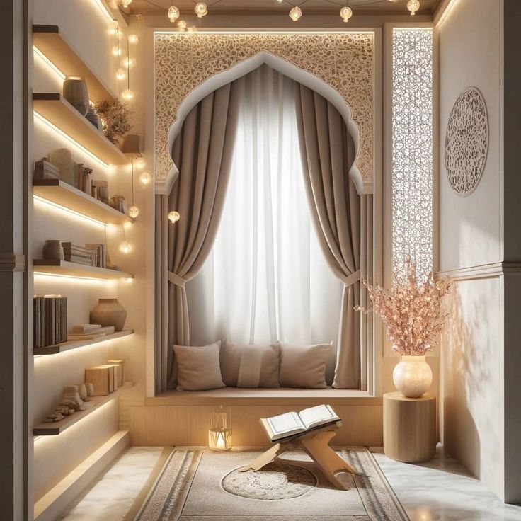 زاوية للعبادة في رمضان.. خطوات عملية لتجهيز ركن روحاني داخل منزلك