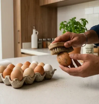 غسل البيض قبل الطهي.. عادة شائعة قد تحمل مخاطر صحية