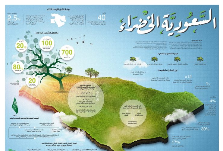 المملكة العربية السعودية.. ريادة عالمية في التحديات البيئية والتخضير المستدام
