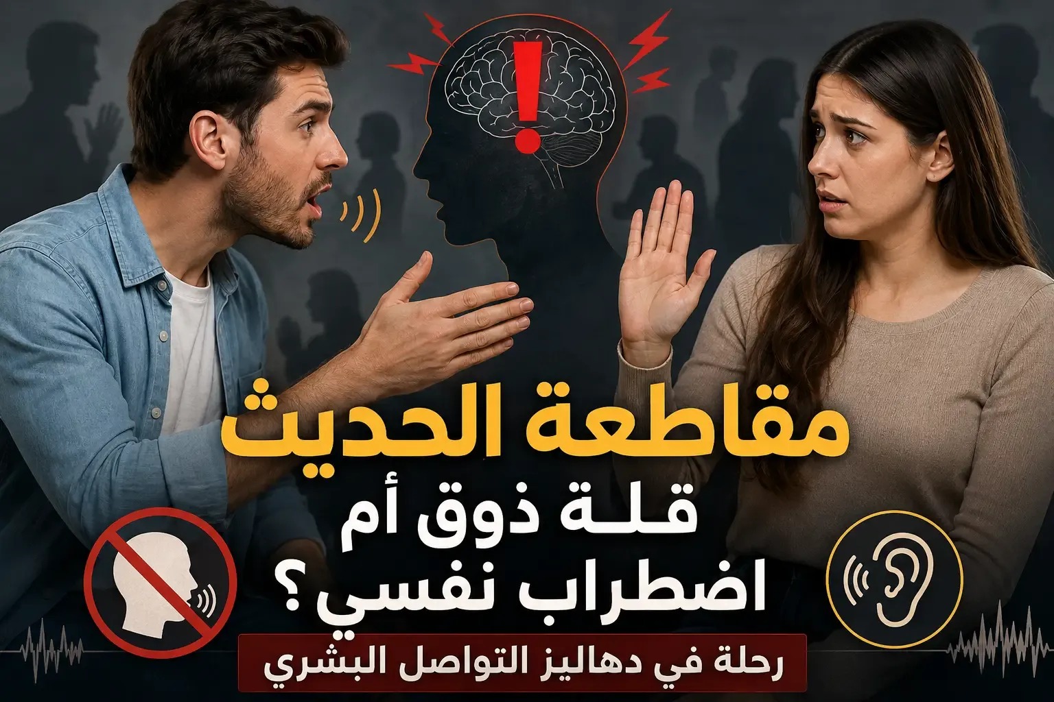فن حماية المساحة الكلامية.. كيف تتعامل مع مقاطعي الحديث بثقة وذكاء؟