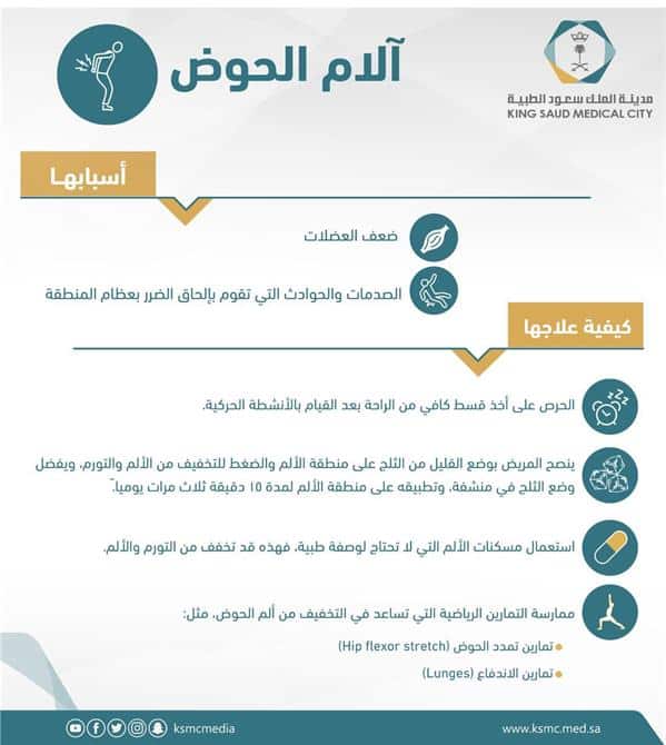«سعود الطبية» تقدم نصائح لعلاج آلام الحوض وخطورة تناول الفيتامينات