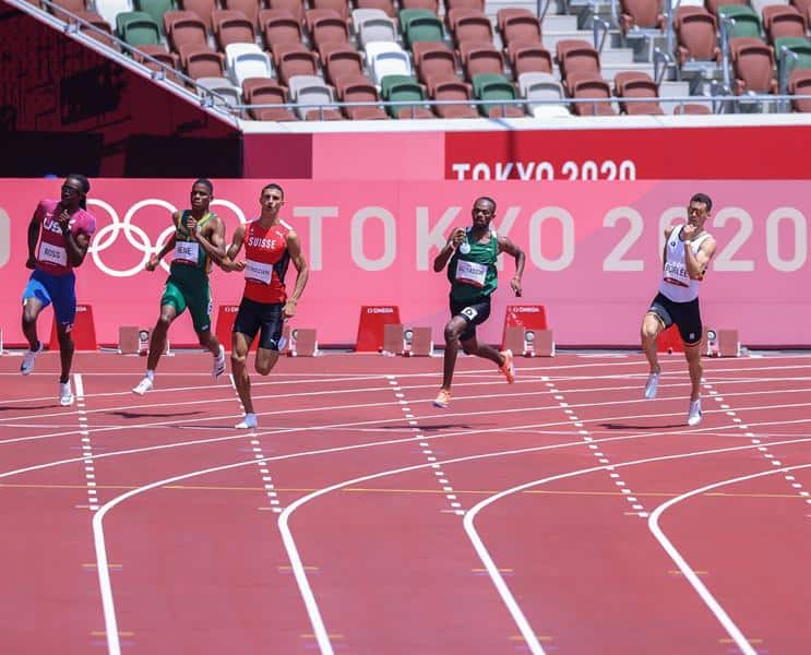 العداء السعودي مازن الياسين يحقق المركز الأول في أولمبياد طوكيو 2020